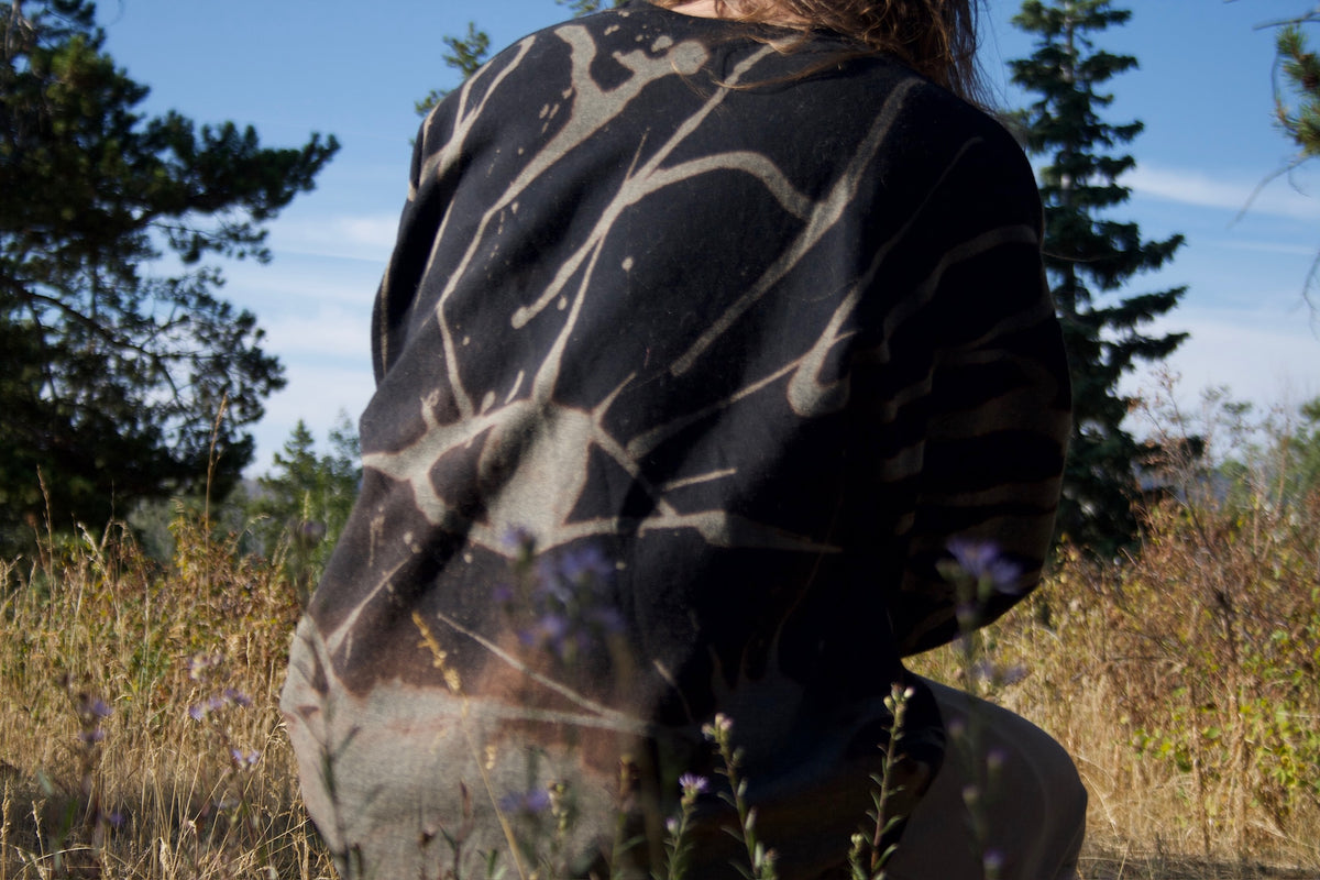 “THIRD EYE DYE” Standard Sweatshirt- Stone Wash Variant - (Each One Uniquely Human)