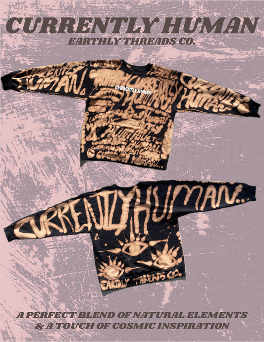 “THIRD EYE DYE” Heavyweight Sweatshirt- Desert Wash Variant - (Each One Uniquely Human)